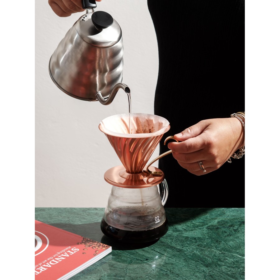 Καφετιέρα Ζεστής Εκχύλισης Hario V60 02 Χάλκινη