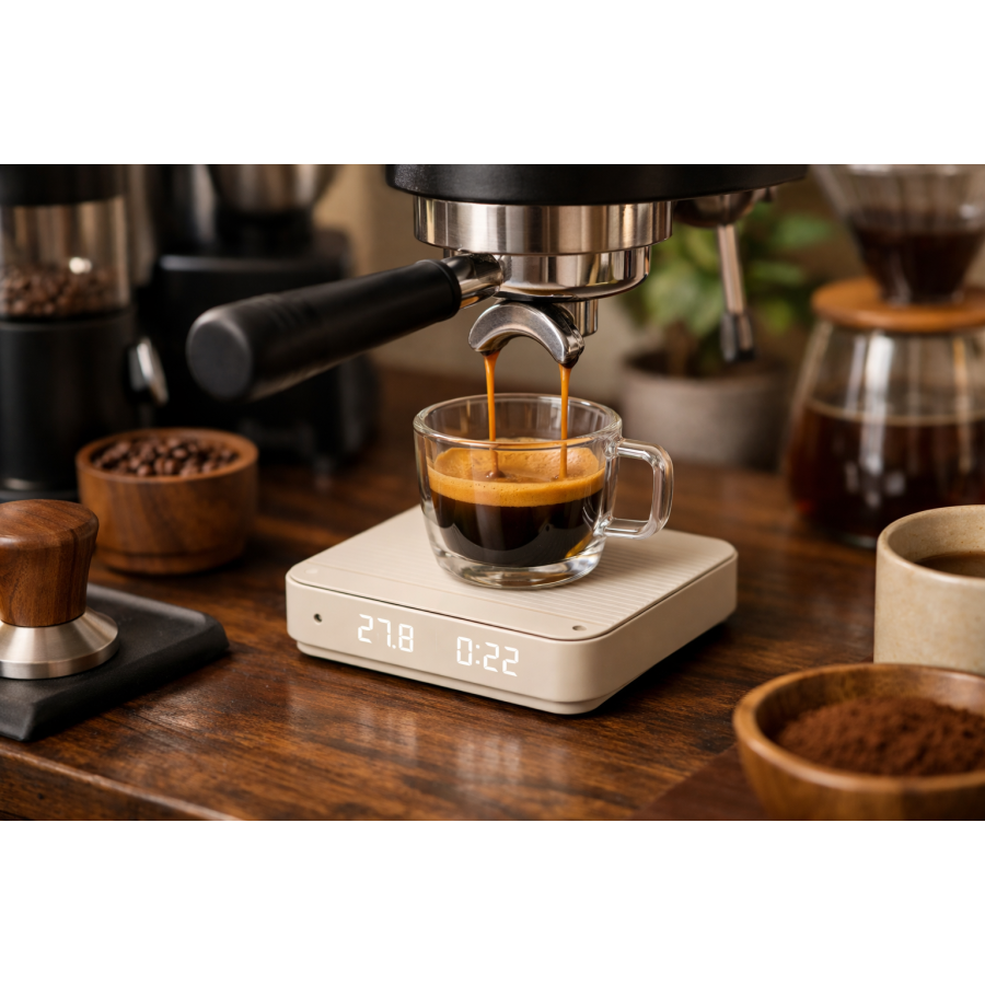 Ζυγαριά Καφέ Acaia Lunar - Beige White