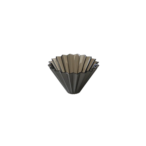 Καφετιέρα Ζεστής Εκχύλισης Origami Air 2Cups Μαύρη-Διαφανής