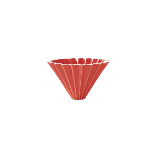 Καφετιέρα Ζεστής Εκχύλισης Origami 2Cups Κόκκινη