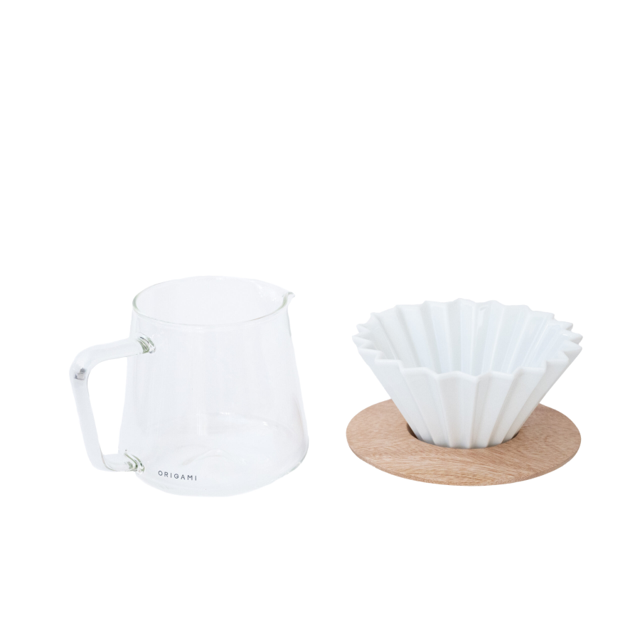 Καφετιέρα Ζεστής Εκχύλισης Origami 2Cups Λευκή