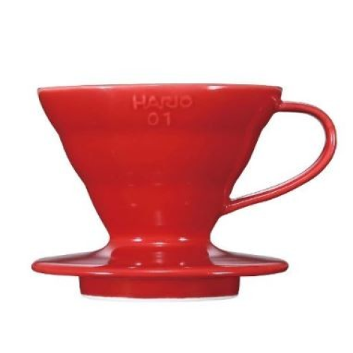 Καφετιέρα Ζεστής Εκχύλισης Hario V60 01 Κεραμική Κόκκινη
