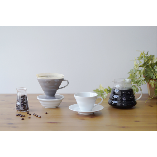 Καφετιέρα Ζεστής Εκχύλισης Hario V60 02 Κεραμική Γκρι