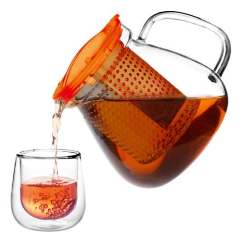Τσαγιέρα 1 Λιτρου Για Τσάι Με Έλεγχο Εκχύλισης Κεχριμπάρι