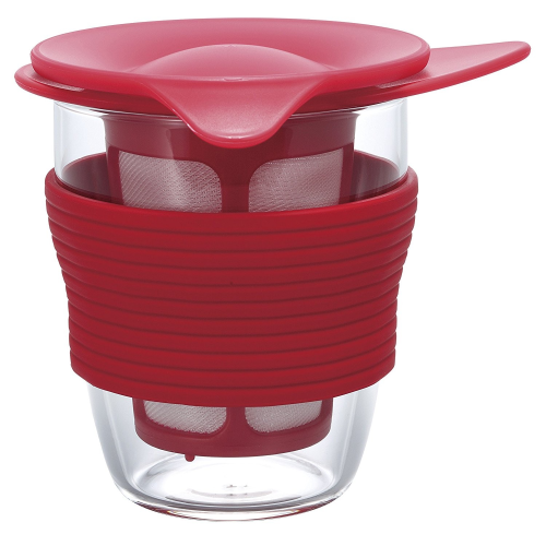 Τσαγιέρα-Ποτήρι Hario Κόκκινο 200Ml