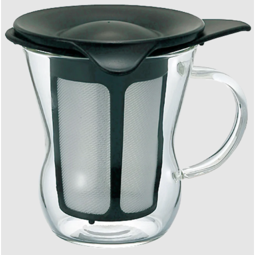 Τσαγιέρα-Ποτήρι Hario Μαύρο 200Ml