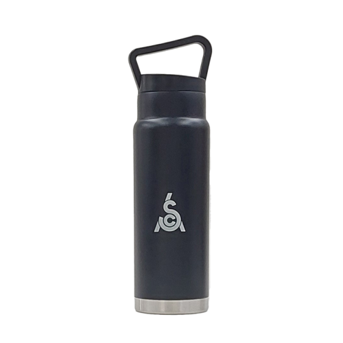 Θερμός Μπουκάλι Με Χερούλι Sca Μαύρο 650Ml