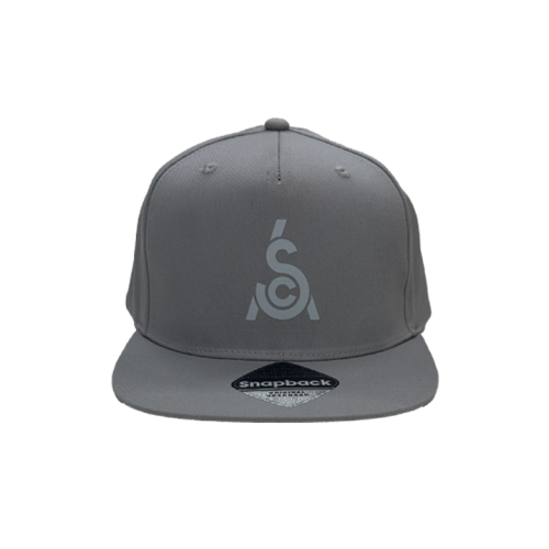 Snapback Cap 100% Cotton Sca Graphite Grey